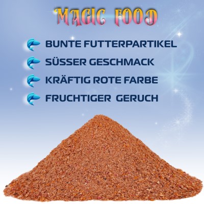 MagicFood Feeder Angelfutter, 1Kg - Rotaugen Ronny