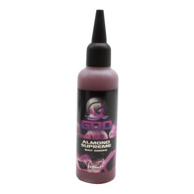 Korda The Goo Flüssig Lockstoff Almond Supreme Bait Smoke - Pink - dünnflüssig - UV-aktiv - 115ml