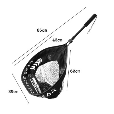 Pro Tackle Foldable Net - Kescher M - 38x43cm - gummiert