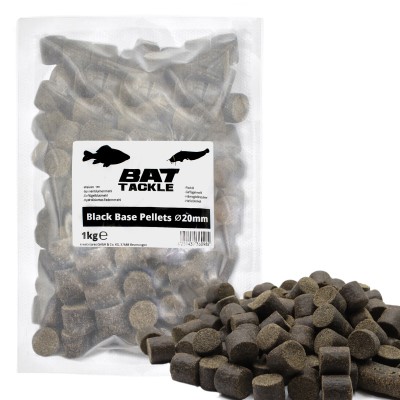 BAT-Tackle Black Base Pellet Halibutt-Pellet 20mm 1kg