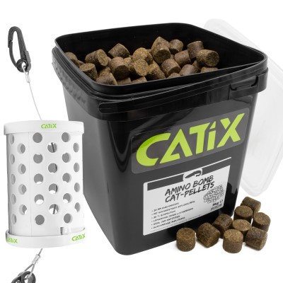 Catix Amino Bomb Cat-Pellet - Halibutt-Pellet 20mm - 3kg