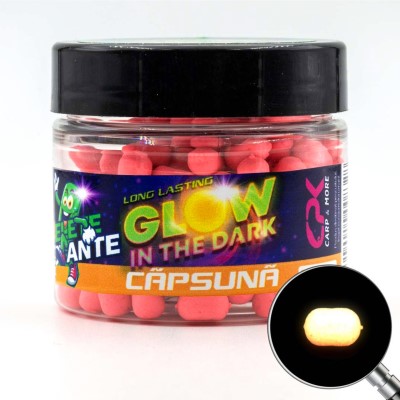 CPK Pelete Flotante Feeder Glow In The Dark - Pop Up 6mm - Glow In The Dark Strawberry