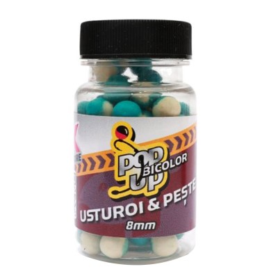 CPK Two Tone Pop Up - Boilie 8mm - Fish & Garlic