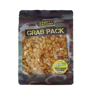 Crafty Catcher Prepared Particles Futter Partikel Whole Maize With Chilli & Garlic - 1.1l