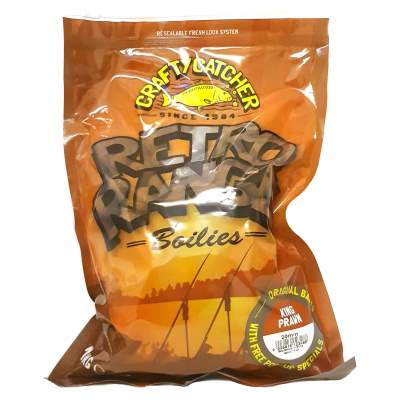 Crafty Catcher Retro Range Boilies, 20mm - King Prawn - 1kg