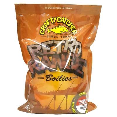 Crafty Catcher Retro Range Boilies, 15mm - Carribean Cocktail - 1kg