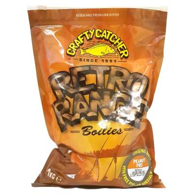 Crafty Catcher Retro Range Boilies Boilie 20mm - Peanut Pro - 1kg