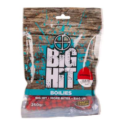 Crafty Catcher Big Hit Boilies Boilie 10mm - Wild Strawberry - 250g