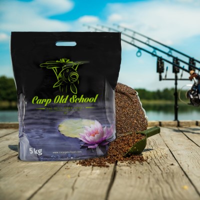 Carp Old School Hanfsaat (Aromatisiert) - Futter Partikel 5kg - Peach