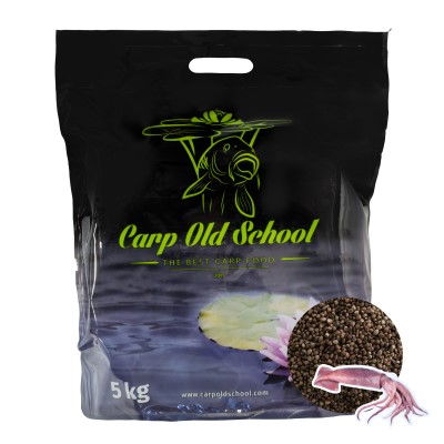 Carp Old School Hanfsaat (Aromatisiert) Futter Partikel 5kg - Squid