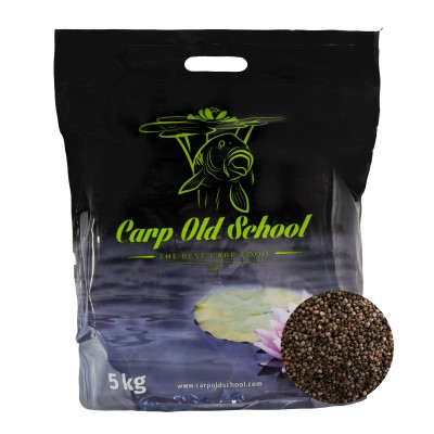 Carp Old School Hanfsaat (Aromatisiert) Futter Partikel 5kg - Naturel