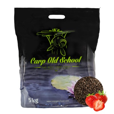 Carp Old School Hanfsaat (Aromatisiert) Futter Partikel 5kg - Strawberry