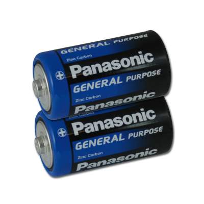 Panasonic Batterie Size L - 1,5V R14, - 2Stück
