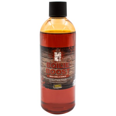 Crafty Catcher Big Hit Boilie Boost, Spicy Krill & Garlic - 500ml