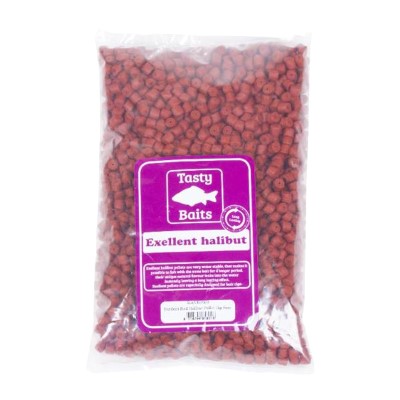 Tasty Baits Exellent Red Halibut Pellet, 8mm - 1kg