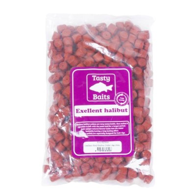Tasty Baits Exellent Red Halibut Pellet 14mm - 1kg