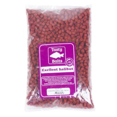 Tasty Baits Red Halibut Pellet 6mm - 1kg