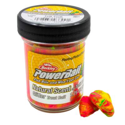 Berkley PowerBait Trout Bait Fruit Range Glitter - Forellenteig - Tutti Frutti - 50g