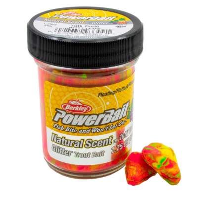 Berkley PowerBait Trout Bait Fruit Range Glitter, - Tutti Frutti - 50g