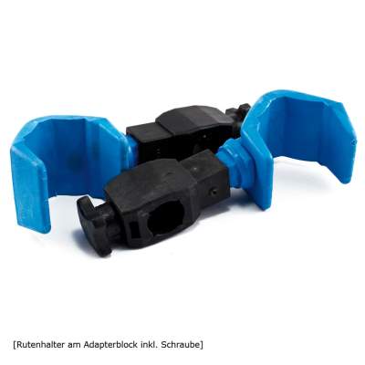 Angel Domäne BM2 Zubehör - Rutenhalter am Adapterblock inkl. Schraube 2Stück
