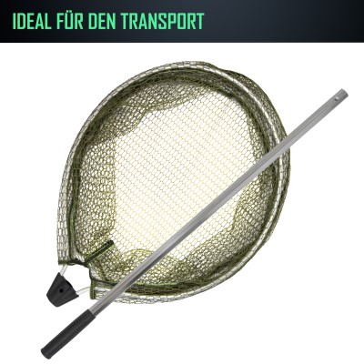 Rubber Landing Net Unterfangkescher 84cm - 58x46cm - gummiert