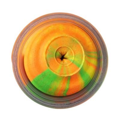 Berkley PowerBait® Natural Glitter Trout Dough - Forellenteig Rainbow Glitter - Garlic - 50g