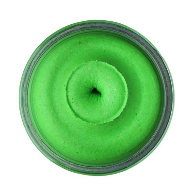 Berkley PowerBait® Natural Glitter Trout Dough - Forellenteig Spring Green Glitter - Garlic - 50g