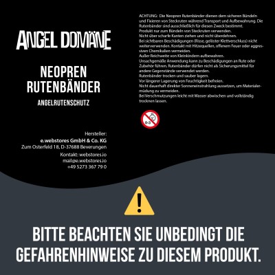 Angel Domäne 10x Luxus Neopren Rutenband 2er Set