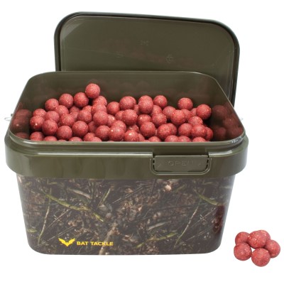 BAT-Tackle Böse Boilies im Realistric® Eimer 2,5 kg, 18mm, Thrill-Krill
