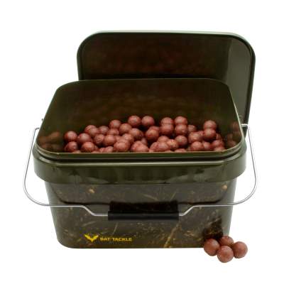 BAT-Tackle Böse Boilies im Realistric® Eimer, 2,5 kg, 18mm, Garlic & Robin Red - dark red