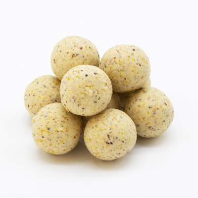 BAT-Tackle Böse Boilies im Realistric® Eimer, 2,5 kg, 18mm, Peach & Cream - snow white