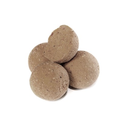 BAT-Tackle Böse Boilies im Realistric® Eimer 2,5 kg, 18mm, Peach & Cream - light brown