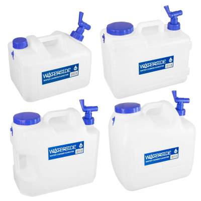 Waterside Water Carrier Wasserkanister mit Hahn, 10 Liter