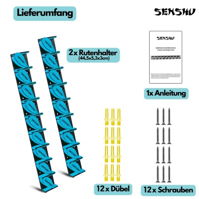 Senshu 9X Rod Rack 2er Set - Rutenhalter