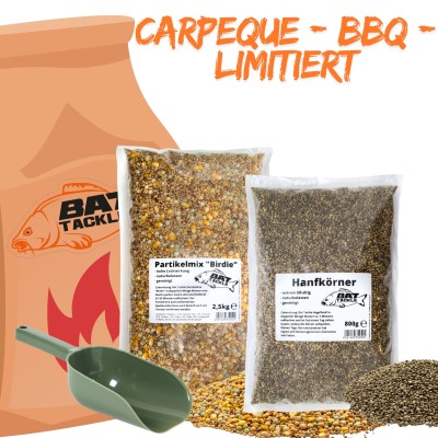BAT-Tackle Carpeque - BBQ - Limitiert - Partikelmix inkl. Futterschaufel