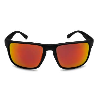 Senshu Polarisationsbrille Red Strike, inkl. Case & Brillenputztuch - Schwarz/orange-chrome