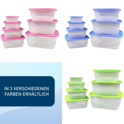 PrinceWare Fresh Box Set 7-tlg. eckig 220 - 4500ml Blau