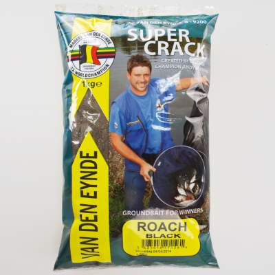 Van den Eynde Groundbait Super Crack Voorn black (Rotauge schwarz), Supercrack Voorn black (Rotauge schwarz) - 1kg