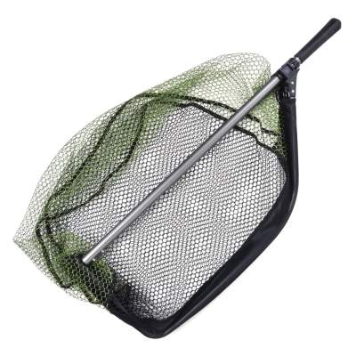 SPRO Klappbarer Raubfischkescher Predator gummiert Rubber Dip 1,60m 70x60cm, - 12mm - 1,6m