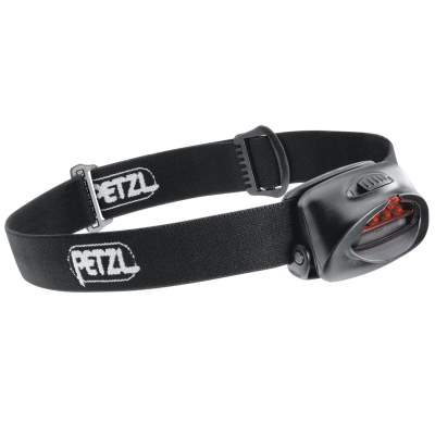 Petzl Tactikka, 3 LED- Stirnlampe, schwarz