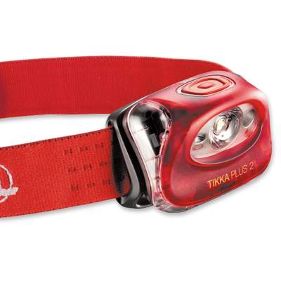 Petzl Tikka Plus 2 Stirnlampe E97PR rot, - rot - 1Stück