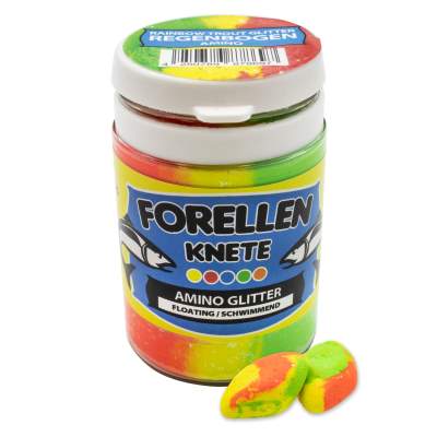 Troutlook Trout Bait Forellenknete Amino Rainbow Trout Glitter Regenbogen - 50g