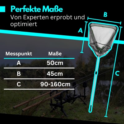 Angel Domäne Fishdream Unterfangkescher 50x45cm - 90-160cm