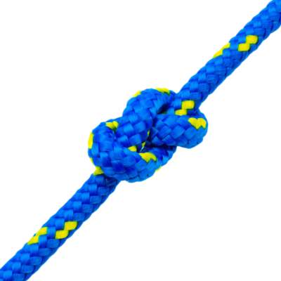 Waterside HalfKnot Bootsseil 1m - Durchmesser 14mm - Blue/Yellow