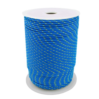 Waterside HalfKnot Bootsseil 200m - Durchmesser 12mm - Blue/Yellow