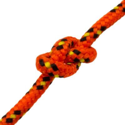 Waterside HalfKnot Bootsseil 1m - Durchmesser 4mm - Orange/Black