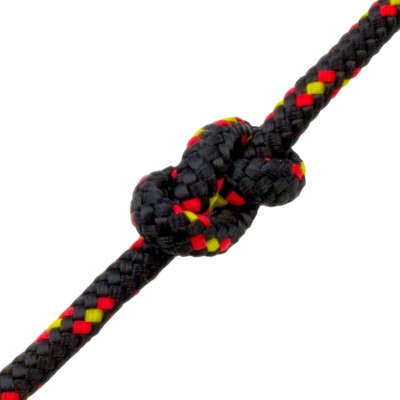 Waterside HalfKnot Bootsseil 200m - Durchmesser 14mm - Black/Red
