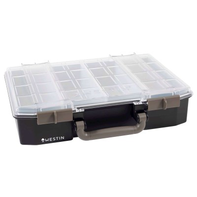 Westin W6 Lure Vault, 57 x 33,7 x 27,8cm - black clear - 1Stück