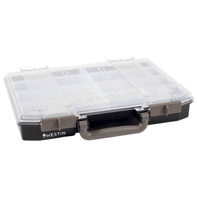 Westin W6 Lure Vault, 79 x 33,7 x 27,8cm - black clear - 1Stück