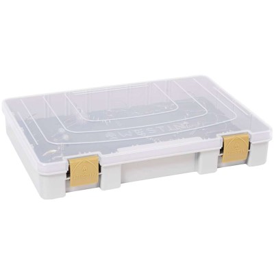 Westin W3 Rig Box, 28 x 19,5 x 4,5cm - grey clear - 1Stück